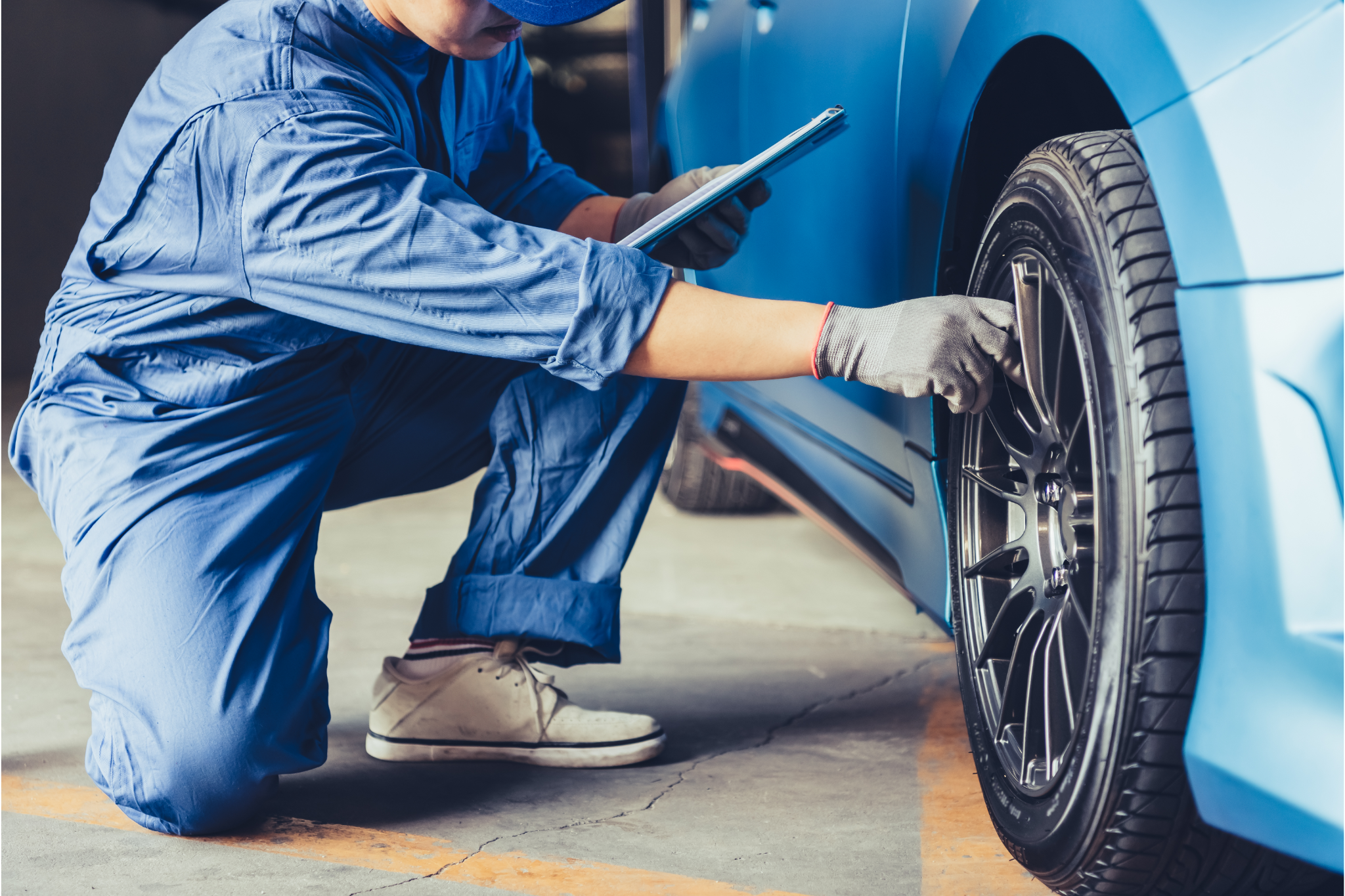 Tyre pressure check